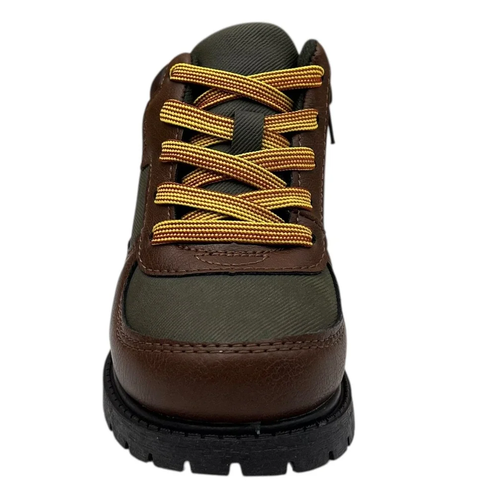 Carter's Toddler Boys Boston Fashion Ankle Boot Size 9 Brown-Olive Slip-on Style